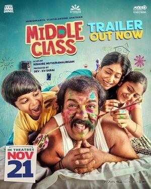 Middle Class 2025 Tamil Audio WEB-DL | Hindi Dubbed Movie